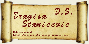 Dragiša Stanićević vizit kartica